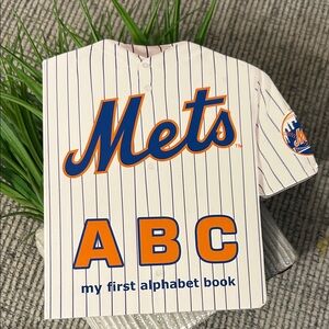 NY mets my first alphabet book ABC board book for kids baseball related